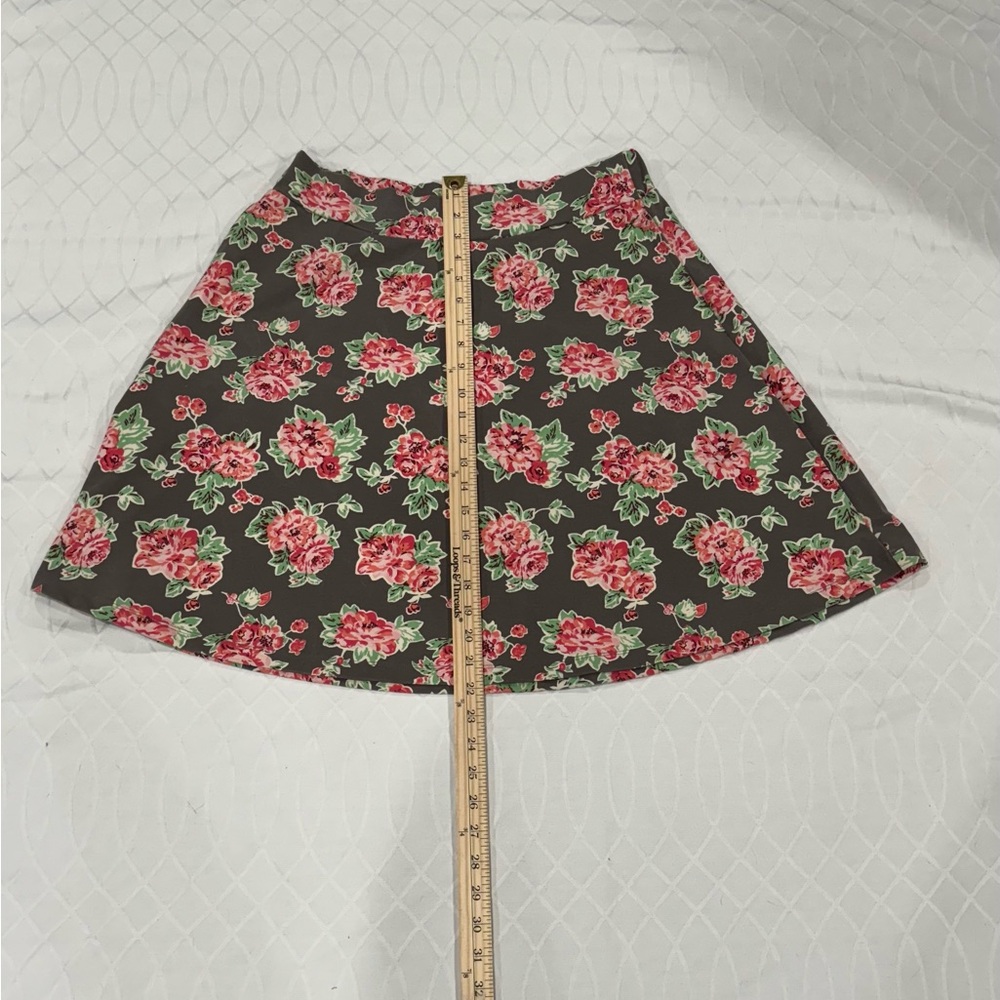 Matilda Jane Floral Cheryl Skater Flare Skirt With Pockets Size Large - Picture 6 of 8